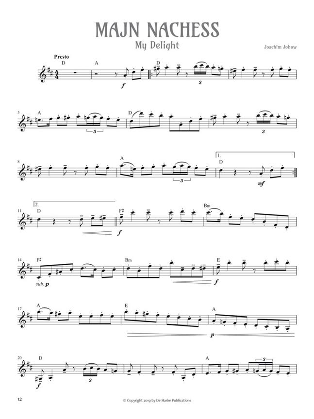 Hey Klezmorim! - 16 new Klezmer melodies for violin and piano noty pro housle a klavír